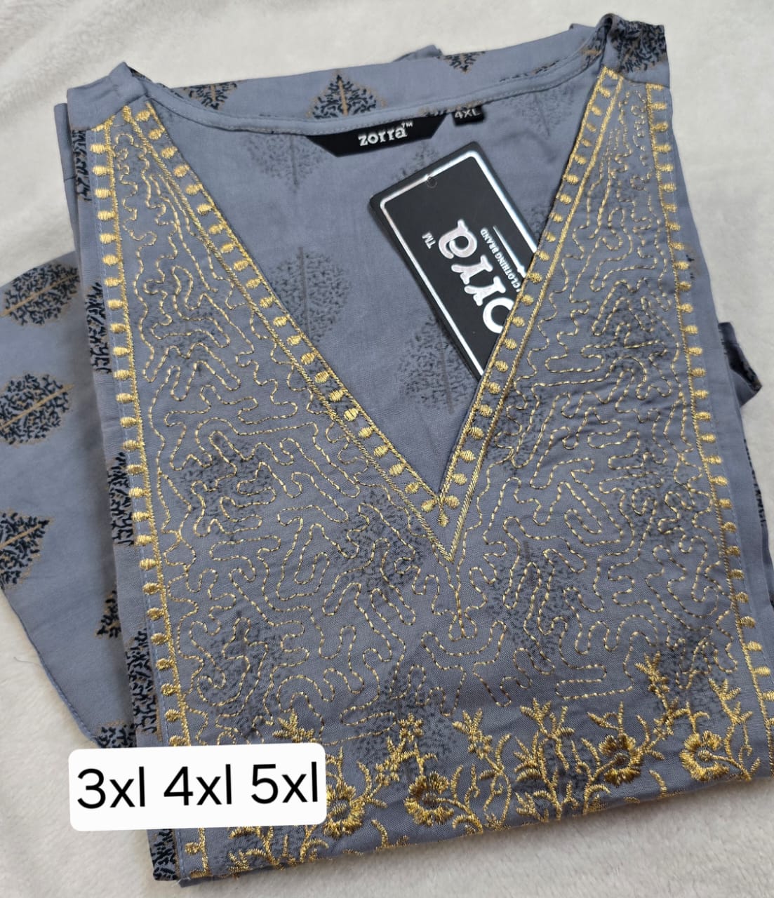 Zorra Rayon Straight Cut Kurtis