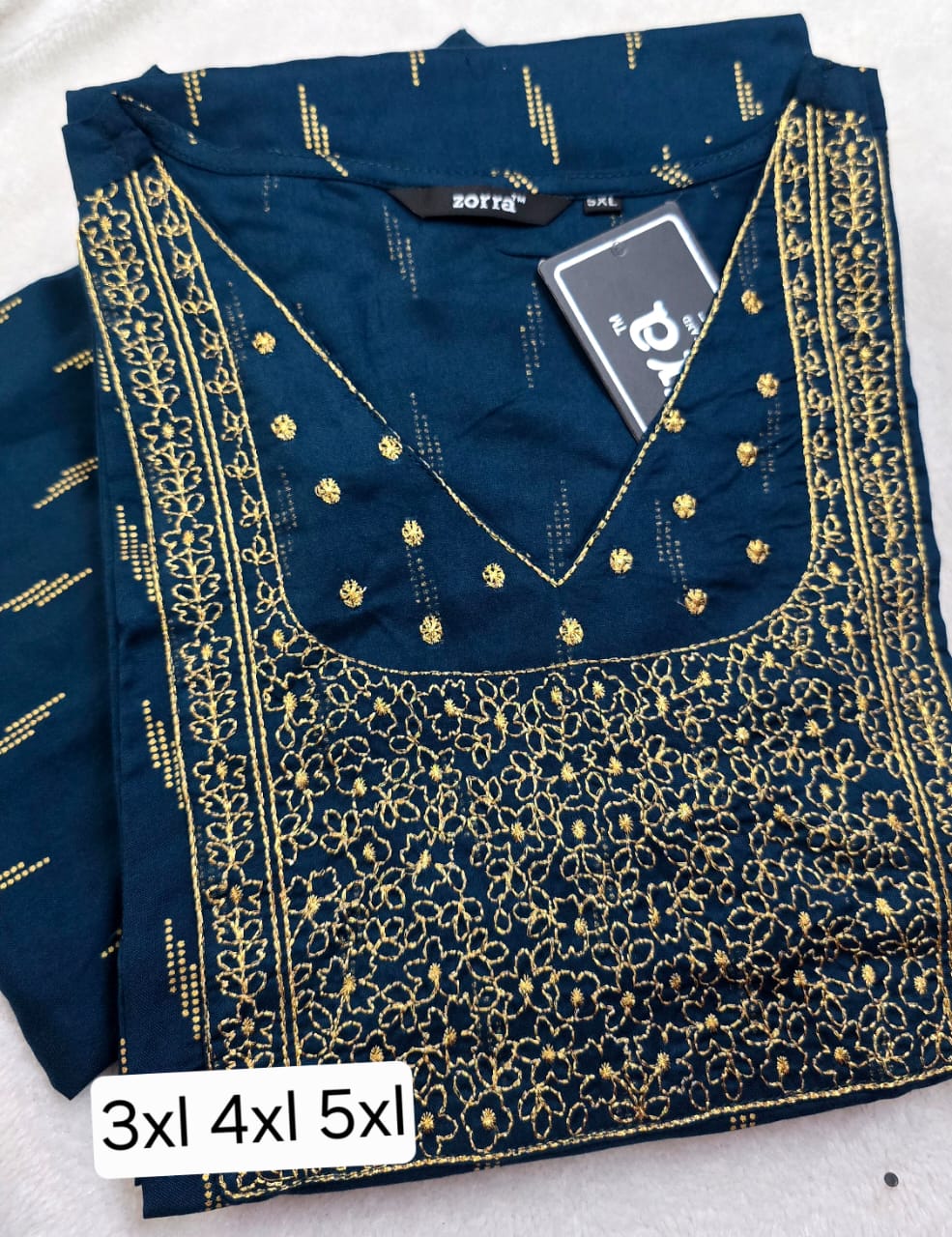 Zorra Rayon Straight Cut Kurtis