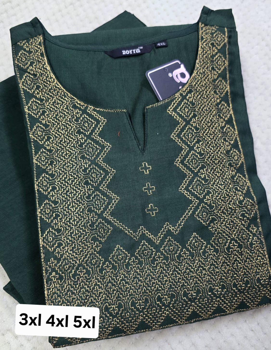Zorra Silk Straight Cut Kurtis