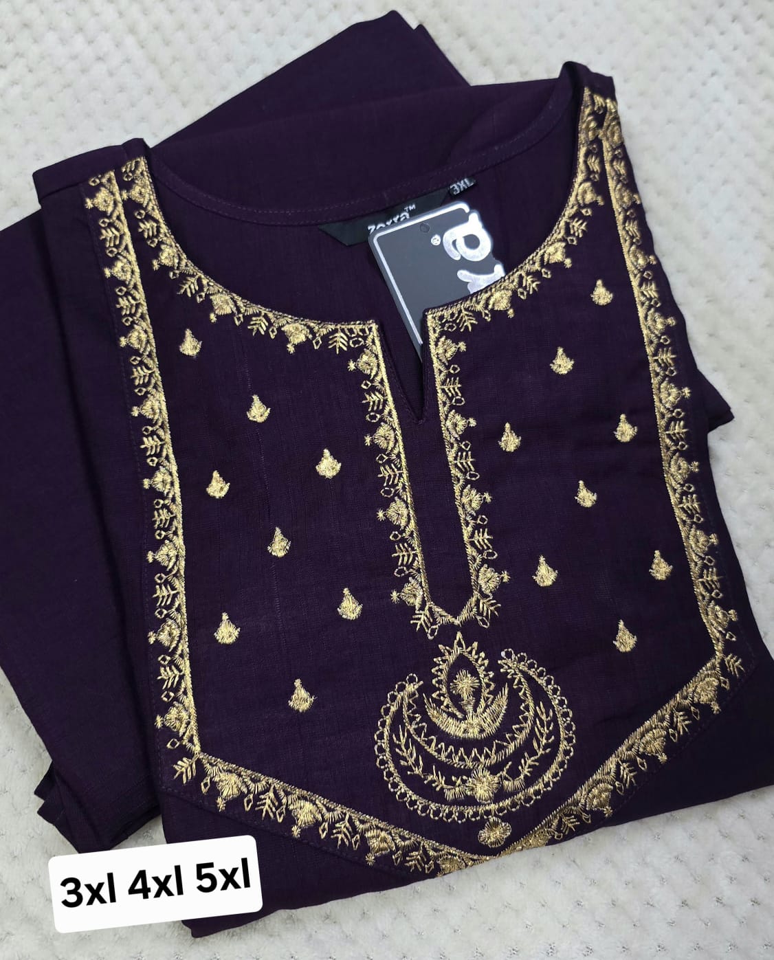 Zorra Silk Straight Cut Kurtis