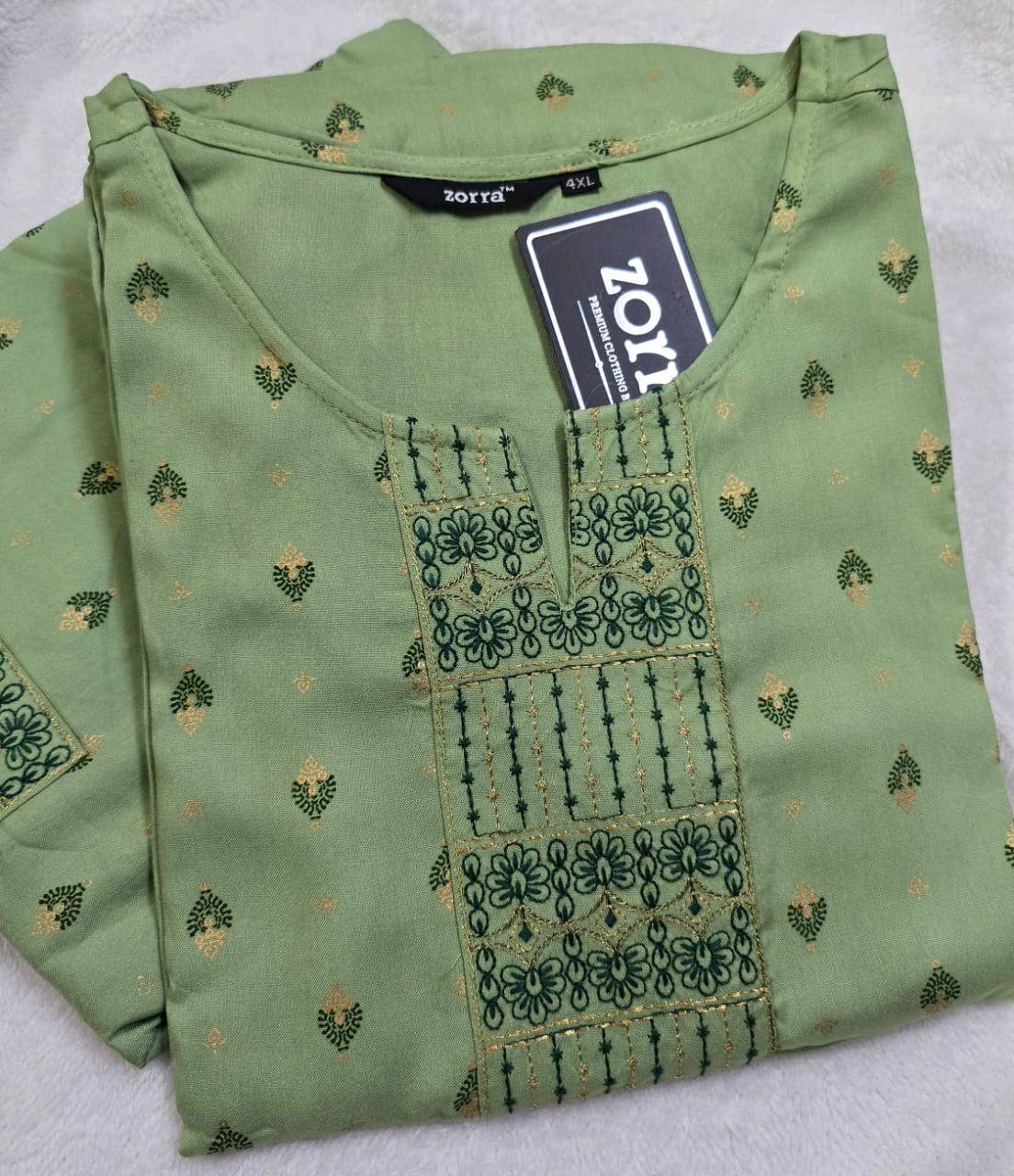 Zorra Rayon Straight Cut Kurtis