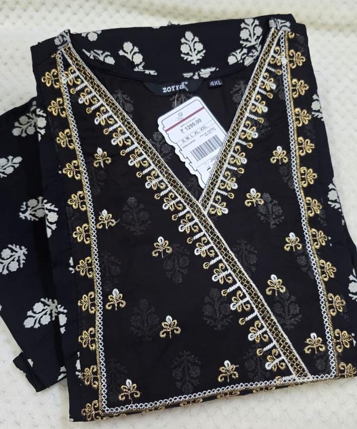 Zorra Rayon Straight Cut Kurtis