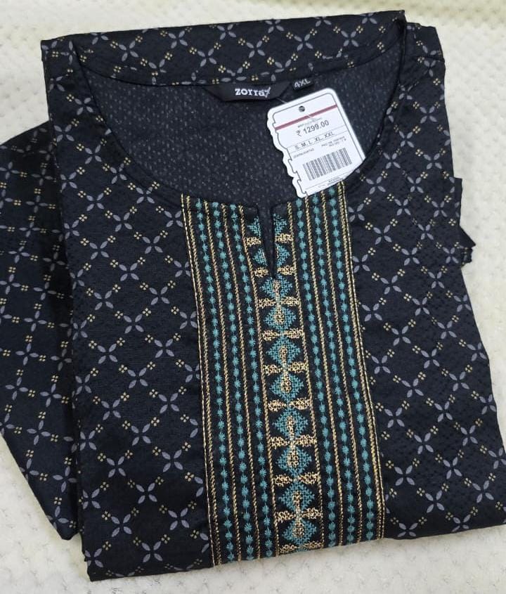 Zorra Rayon Straight Cut Kurtis