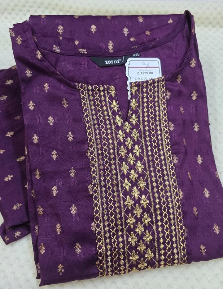 Zorra Rayon Straight Cut Kurtis