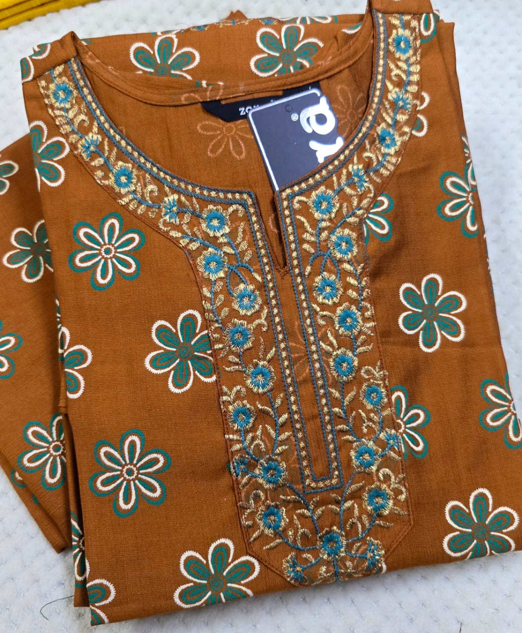 Zorra silk straight cut kurti