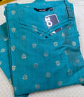Zorra silk straight cut kurti