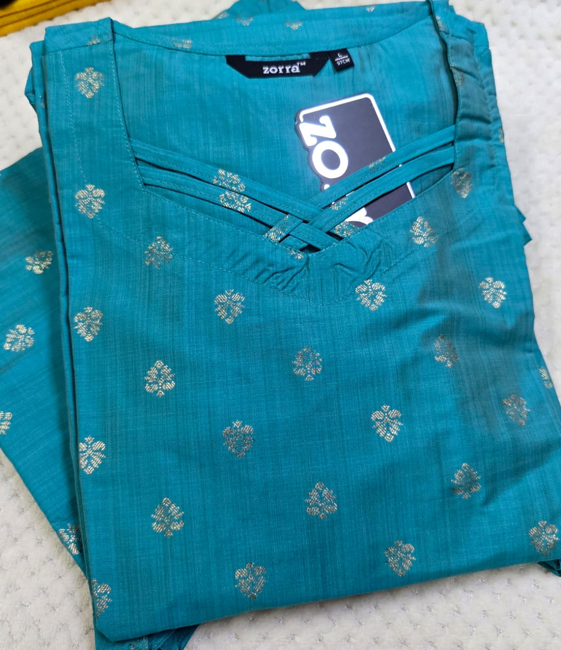 Zorra silk straight cut kurti